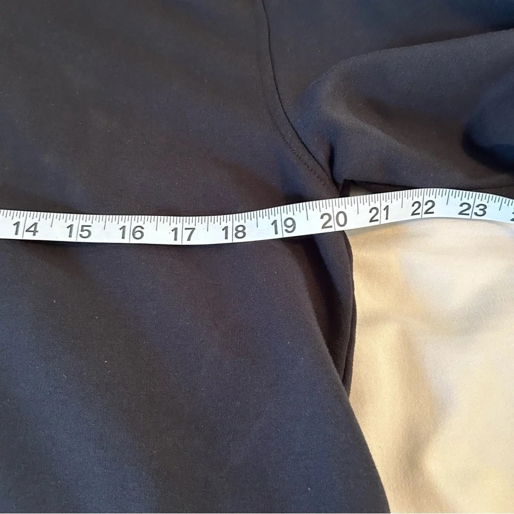 Polo Ralph Lauren Women’s Med Black Side Zip Pullover Longline Hoodie - Picture 12 of 13